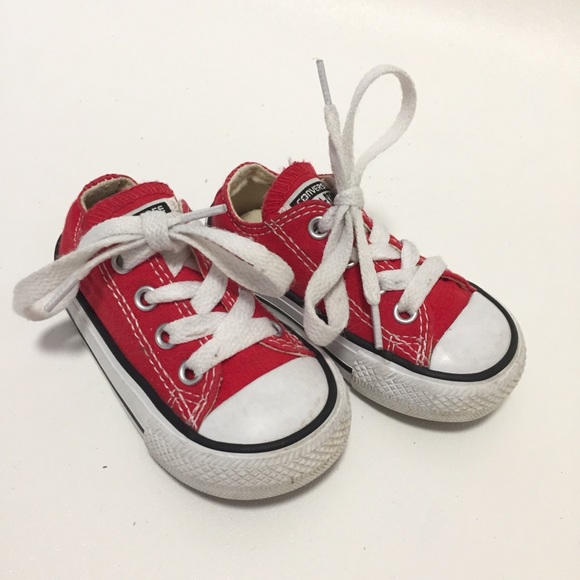 red converse toddler size 4